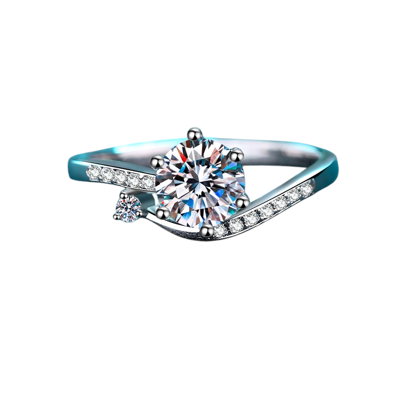 Hayesaura | Quiet Luxury Four-Prong Moissanite Solitaire Ring