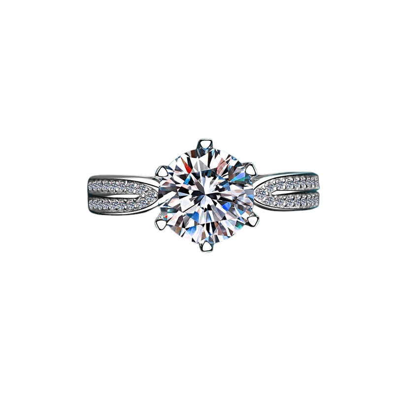 Hayesaura | Starlight Queen Six-Prong Luxury Moissanite Solitaire