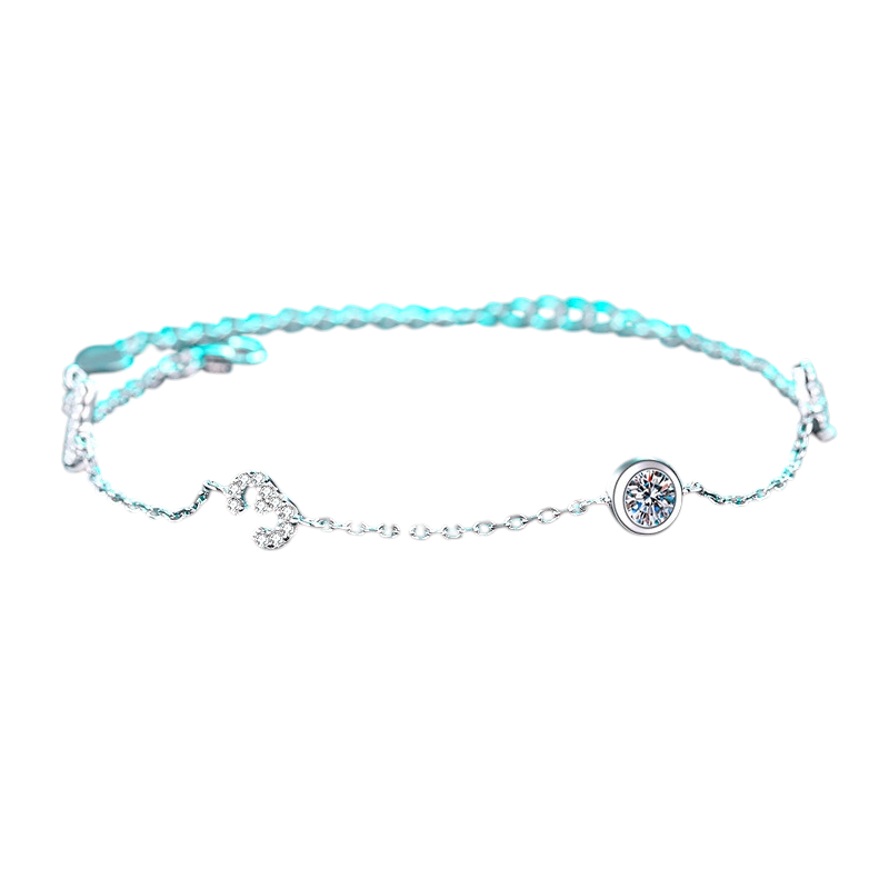 Hayesaura | Coquette Romance 18K Plated Bowknot Moissanite | Delicate Adjustable Bracelet