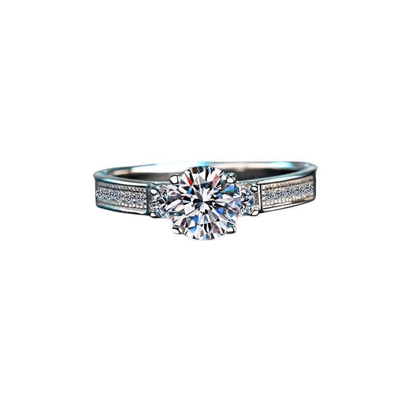 Hayesaura | Timeless Heritage Classic Four-Prong Moissanite Solitaire | Clean Fit Bridal Engagement