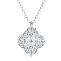 Hayesaura | Coquette Romance 18K Plated Minimalist Clover | Delicate Promise Clavicle Chain