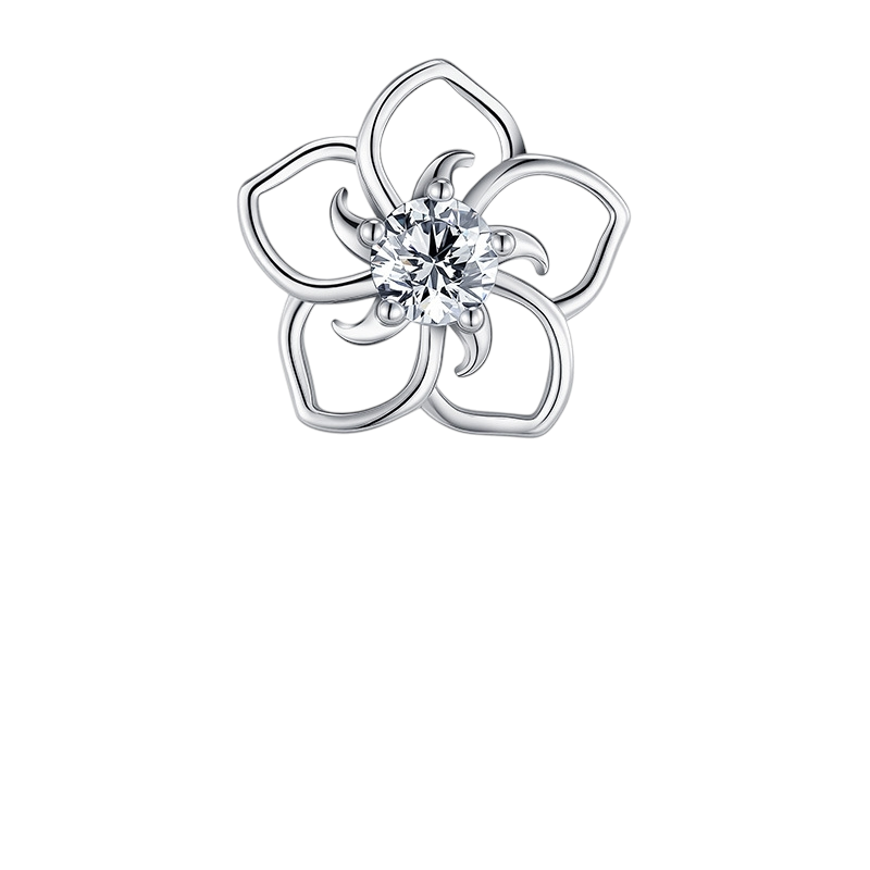 Hayesaura | Cyber Y2K Geometric Cartilage Piercing Stud | Avant-Garde Punk Ear-Bone Nail