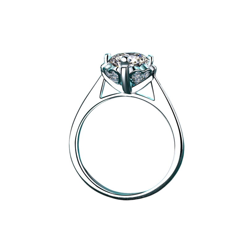 Hayesaura | Dual-Band 2-in-1 Stackable Transformable Moissanite Ring Set