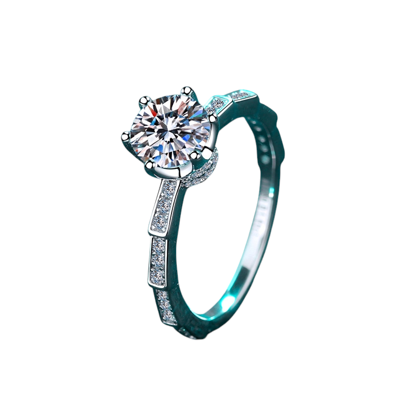 Hayesaura | Acubi Style 18K Plated Snake Bone Moissanite | Vintage Grunge Statement Ring