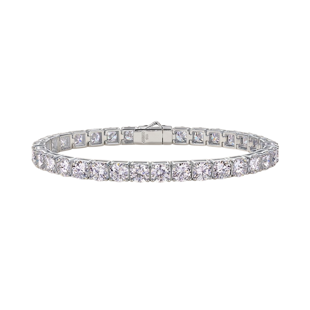 Hayesaura | Euro-Chic 18K Plated Pavé Tennis Bracelet | Full-Row High-Cold Luxury Bangle