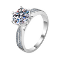 Hayesaura | Starlight Queen Six-Prong Luxury Moissanite Solitaire