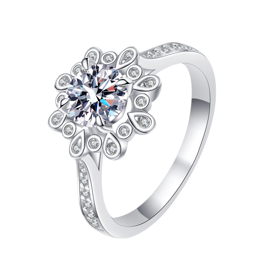 Hayesaura | Viral Trend 18K Plated Minimalist Moissanite | Office Siren Daily Commute Ring