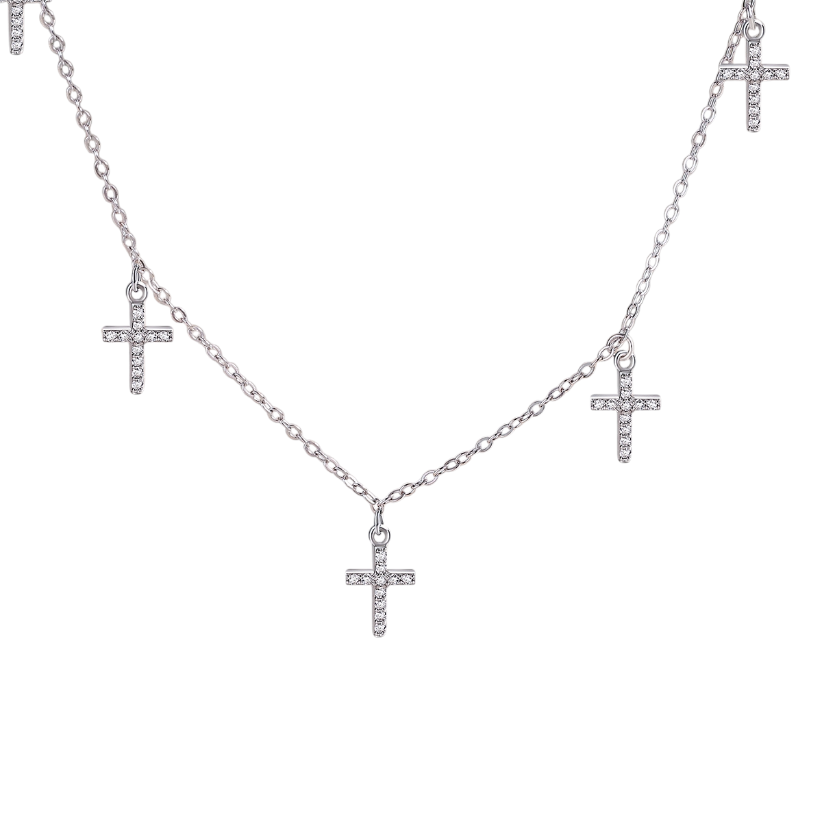 Hayesaura | Dark Academia 18K Plated Cross Moissanite | High-Cold Statement Pendant