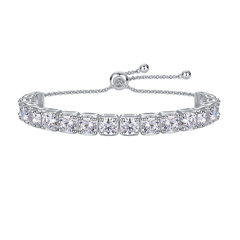 Hayesaura | Modern Romance 18K Plated Adjustable Tennis Bracelet | Premium Moissanite Daily Essential