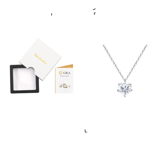 Hayesaura | Celestial Mystique 18K Plated Heart Planet Moissanite | Cosmic Romance Evening Pendant