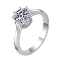 Hayesaura | Eight-Prong Tongling Royal Moissanite Wedding Ring