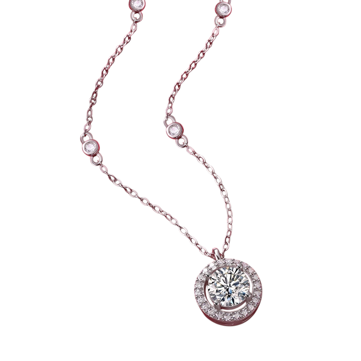 Hayesaura | Euro-Chic 18K Plated Pear Cut Moissanite | Modern Glamour Evening Necklace