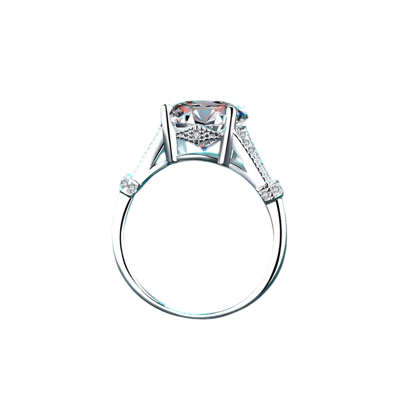 Hayesaura | Old Money 18K Plated Pigeon Egg Moissanite Statement Ring | Quiet Luxury Gala Cocktail Ring