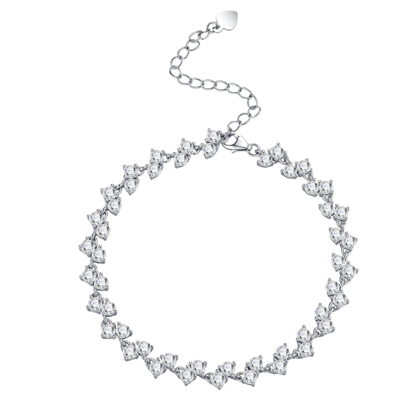 Hayesaura | triangle Brilliant Solitaire 18K Plated Moissanite Chain | Clean Fit Office Daily Commute