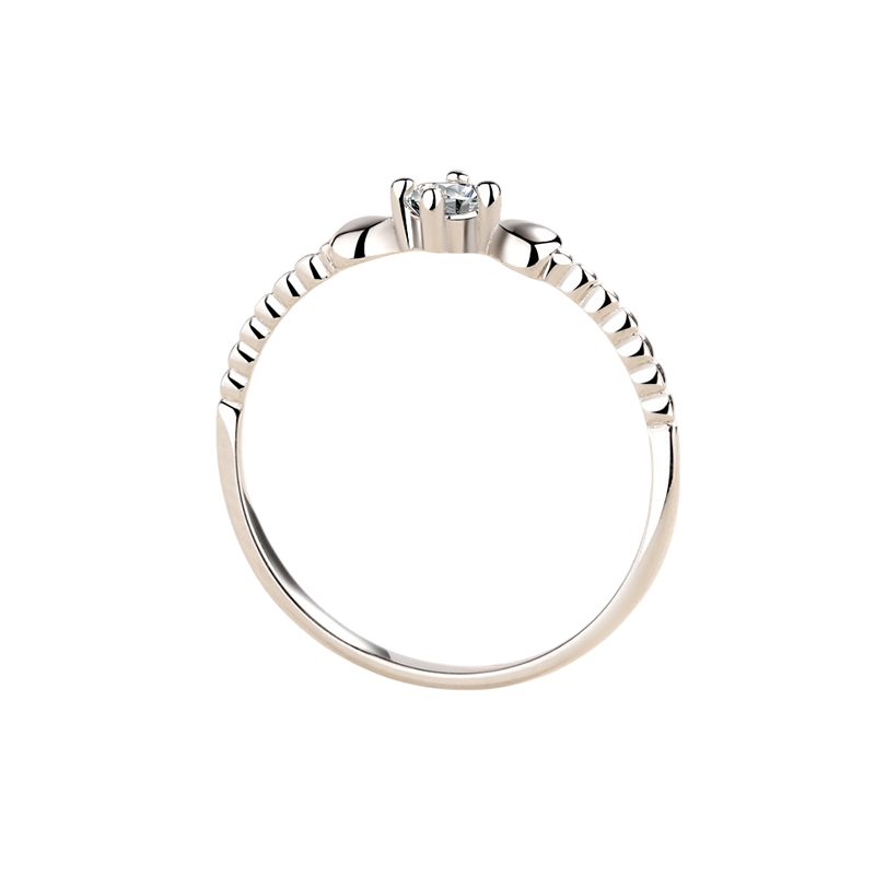 Hayesaura | You Are in My Heart Four-Prong Moissanite Ring