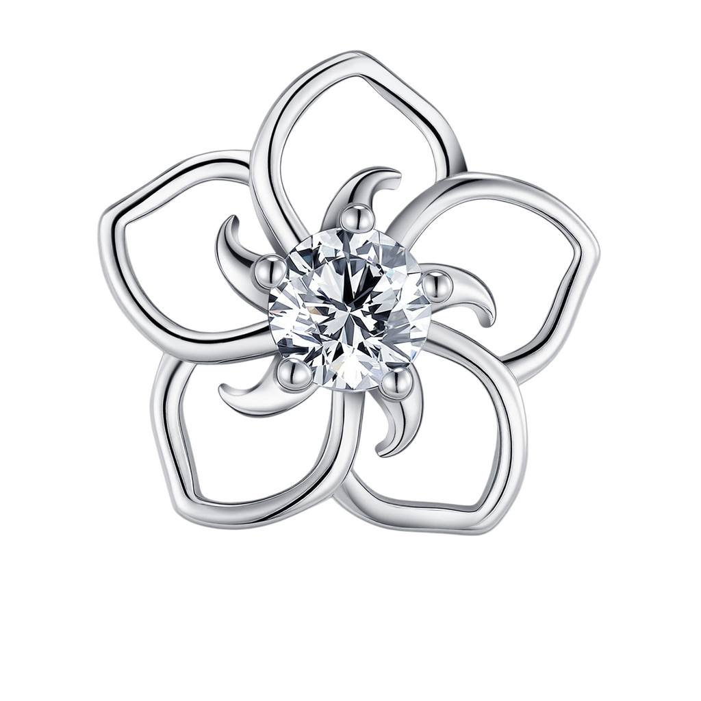 Hayesaura | Cyber Y2K Geometric Cartilage Piercing Stud | Avant-Garde Punk Ear-Bone Nail