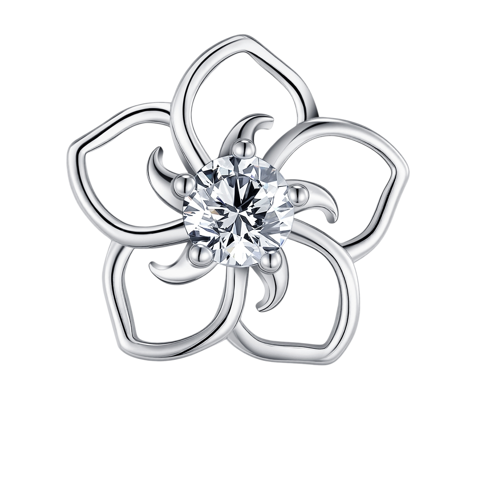 Hayesaura | Cyber Y2K Geometric Cartilage Piercing Stud | Avant-Garde Punk Ear-Bone Nail