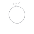 Hayesaura | Light Matrix 18K Plated Full-Row Moissanite | High-Society Luxurious Tennis Necklace