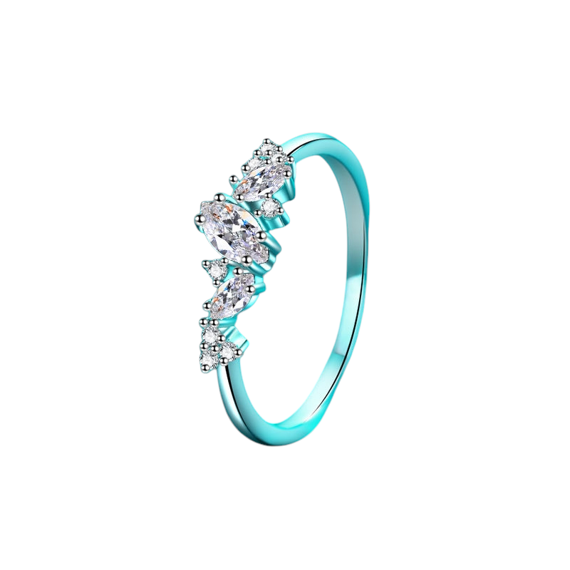 Hayesaura | Marquise Cut Marquess Statement Moissanite Ring