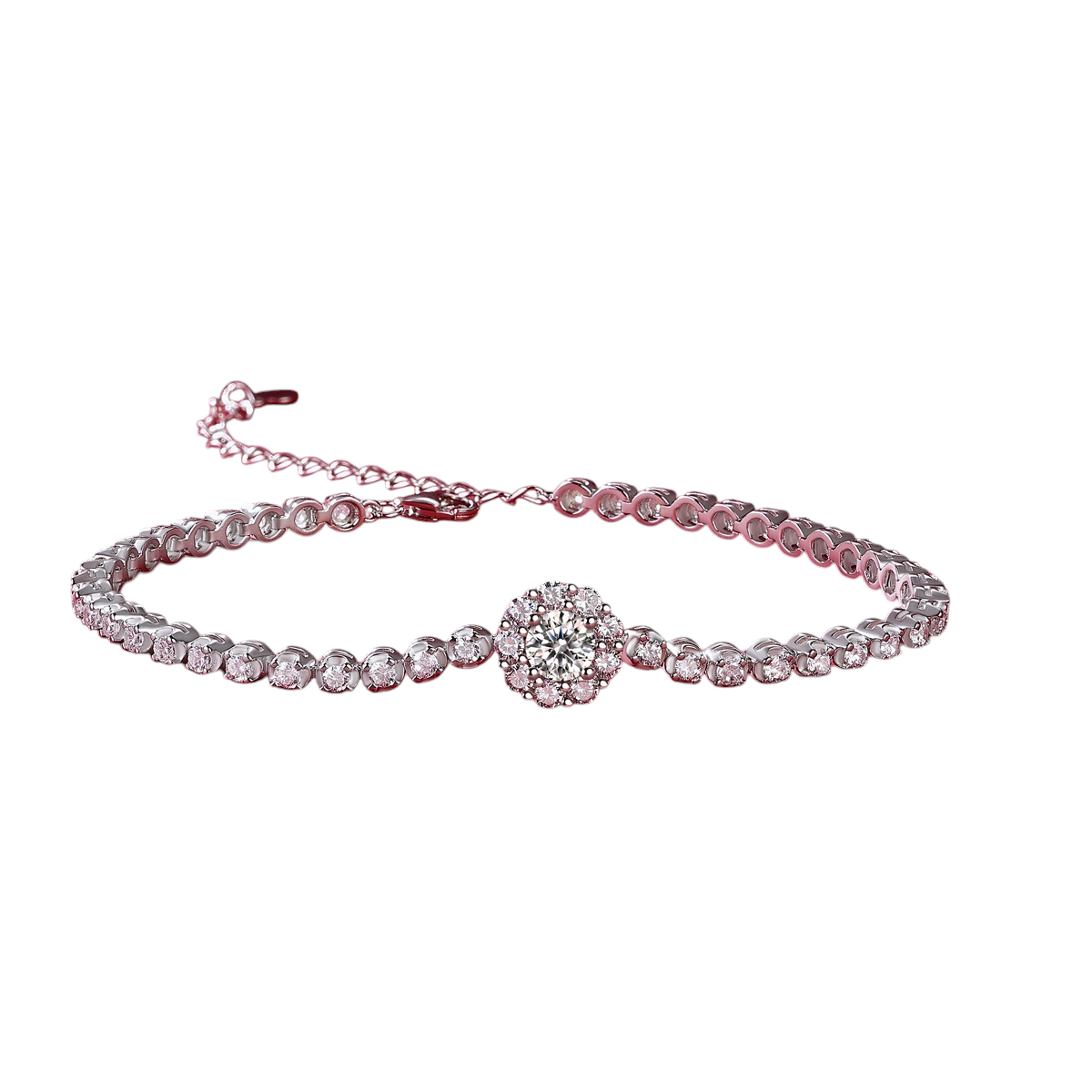 Hayesaura | Modern Romance 18K Plated 1314 Moissanite Bracelet | Daily Commute Elegant Hand-Jewelry