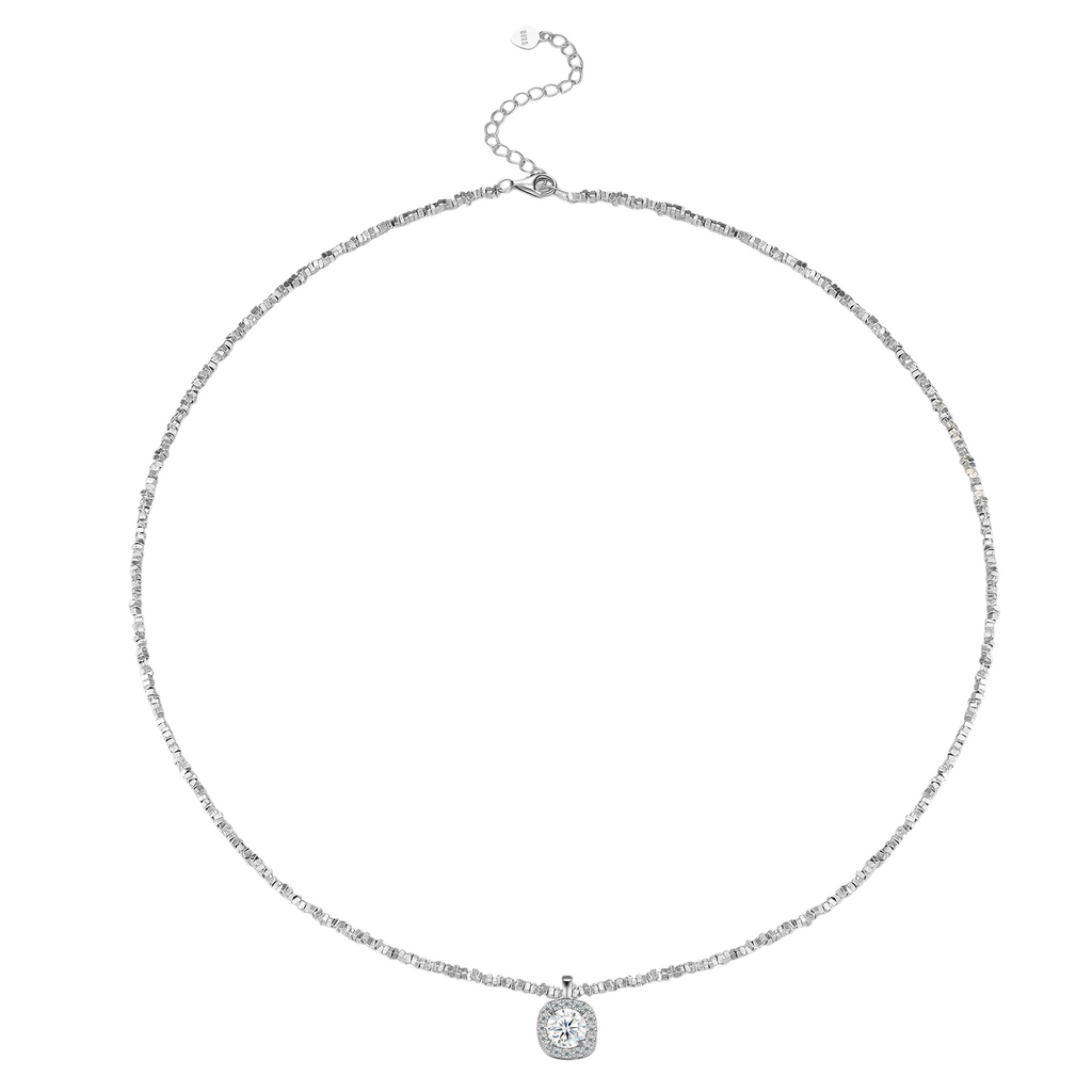 Hayesaura | Timeless Classic 18K Plated Four-Prong Moissanite | Quiet Luxury Proposal Pendant