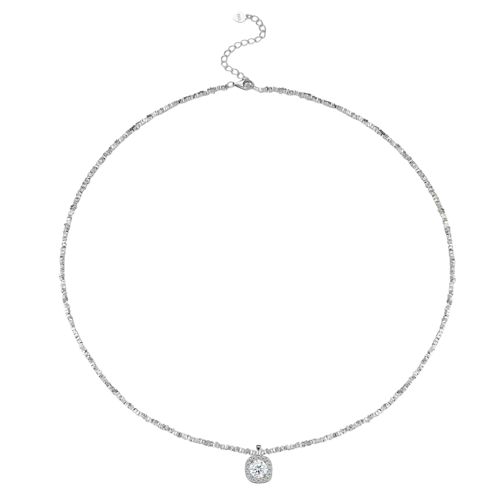 Hayesaura | Timeless Classic 18K Plated Four-Prong Moissanite | Quiet Luxury Proposal Pendant