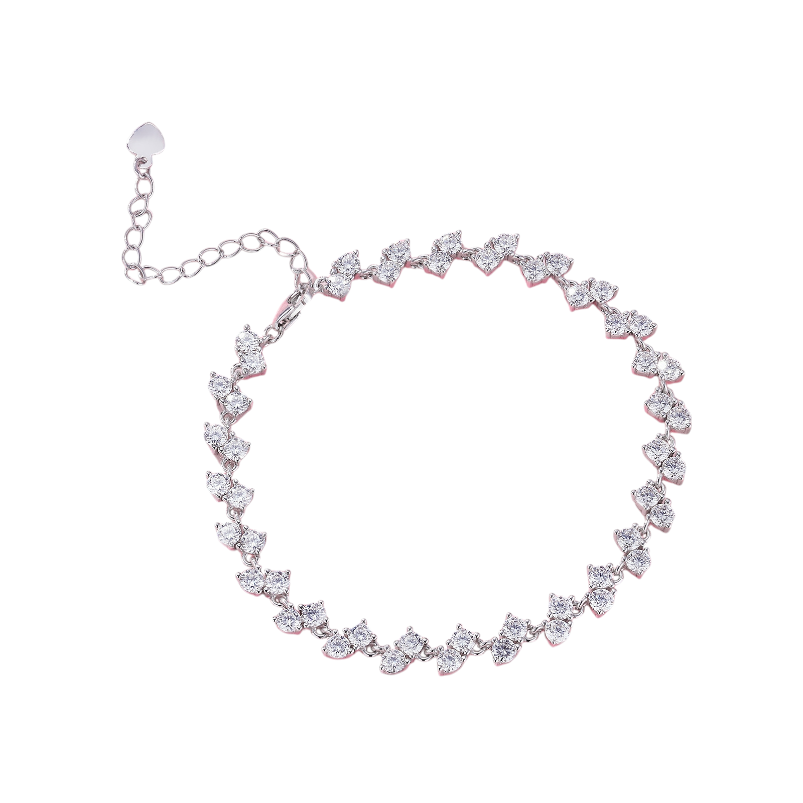Hayesaura | triangle Brilliant Solitaire 18K Plated Moissanite Chain | Clean Fit Office Daily Commute
