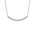 Hayesaura | Clean Fit 18K Plated Straight Bar Moissanite | Minimalist Office Siren Clavicle Chain