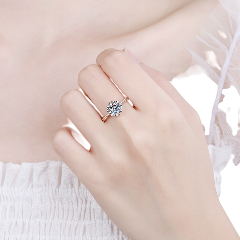 Hayesaura | Dual-Band 2-in-1 Stackable Transformable Moissanite Ring Set