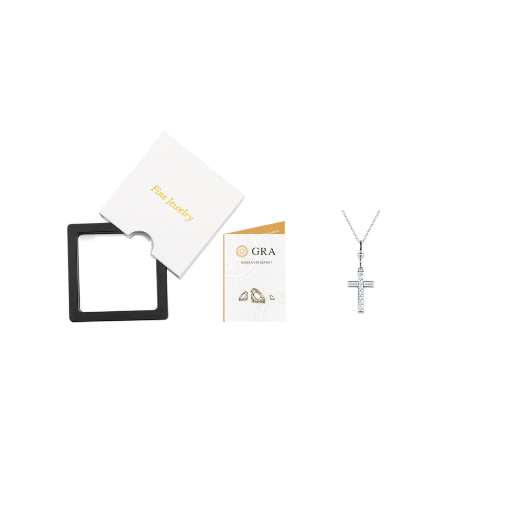 Hayesaura | Acubi Style 18K Plated Niche Cross Moissanite | Rebellious Street Couture Chain