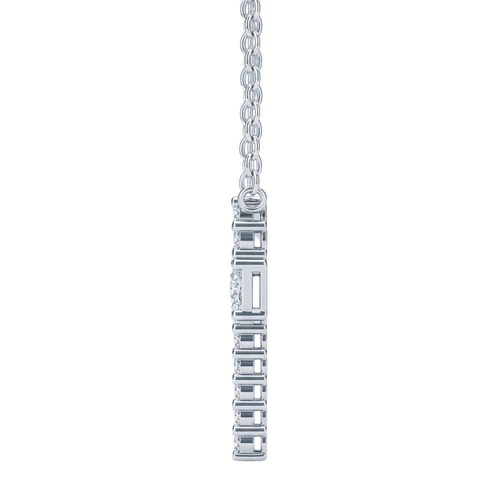 Hayesaura | Avant-Garde 18K Plated Niche Cross Moissanite | Office Siren Architectural Choker