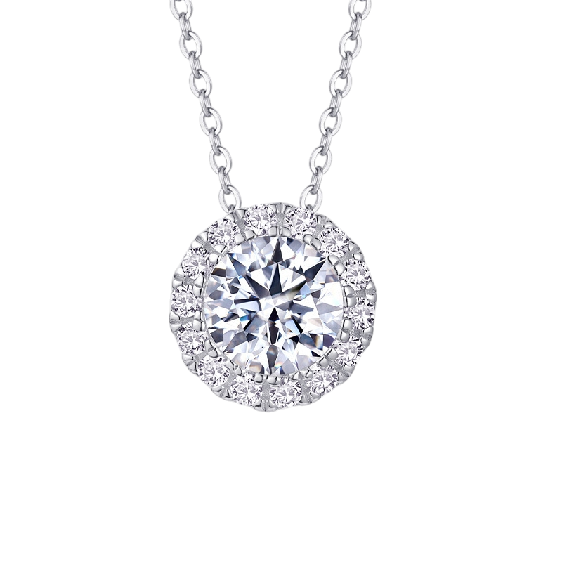 Hayesaura | Parisian Chic 18K Plated Minimalist Moissanite | Euro-Style Daily Drop Chain