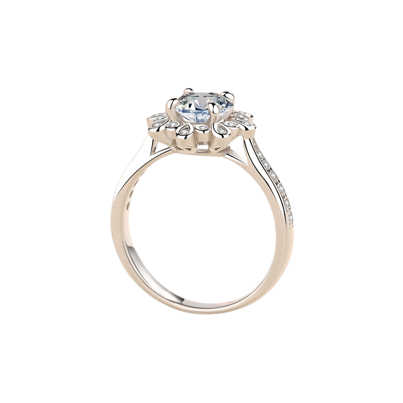 Hayesaura | Viral Trend 18K Plated Minimalist Moissanite | Office Siren Daily Commute Ring