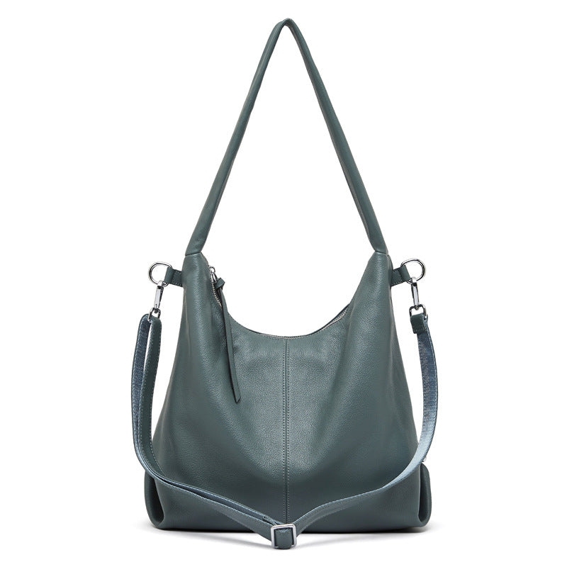 Hayesaura | Thickened TC Cowhide Kelly Large Commuter Tote