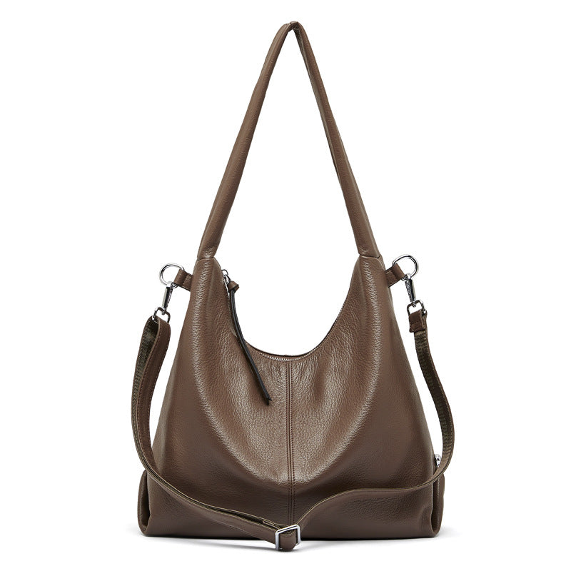 Hayesaura | Thickened TC Cowhide Kelly Large Commuter Tote