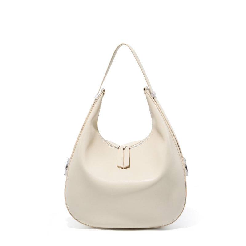 Hayesaura | Maillard Retro Frosted Cowhide Underarm Crossbody Bag
