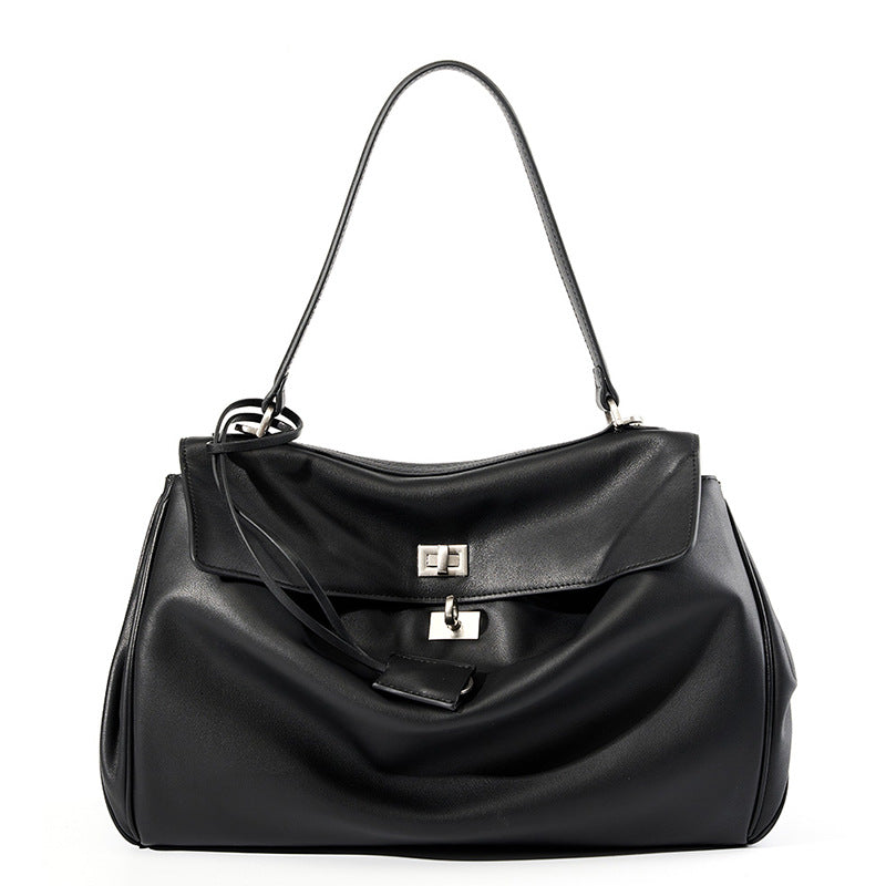 Hayesaura | Original TC Cowhide Basket 2-in-1 Commuter Tote