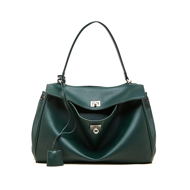 Hayesaura | Original TC Cowhide Basket 2-in-1 Commuter Tote