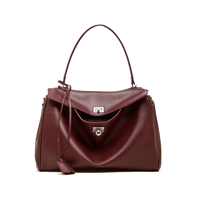 Hayesaura | Original TC Cowhide Basket 2-in-1 Commuter Tote