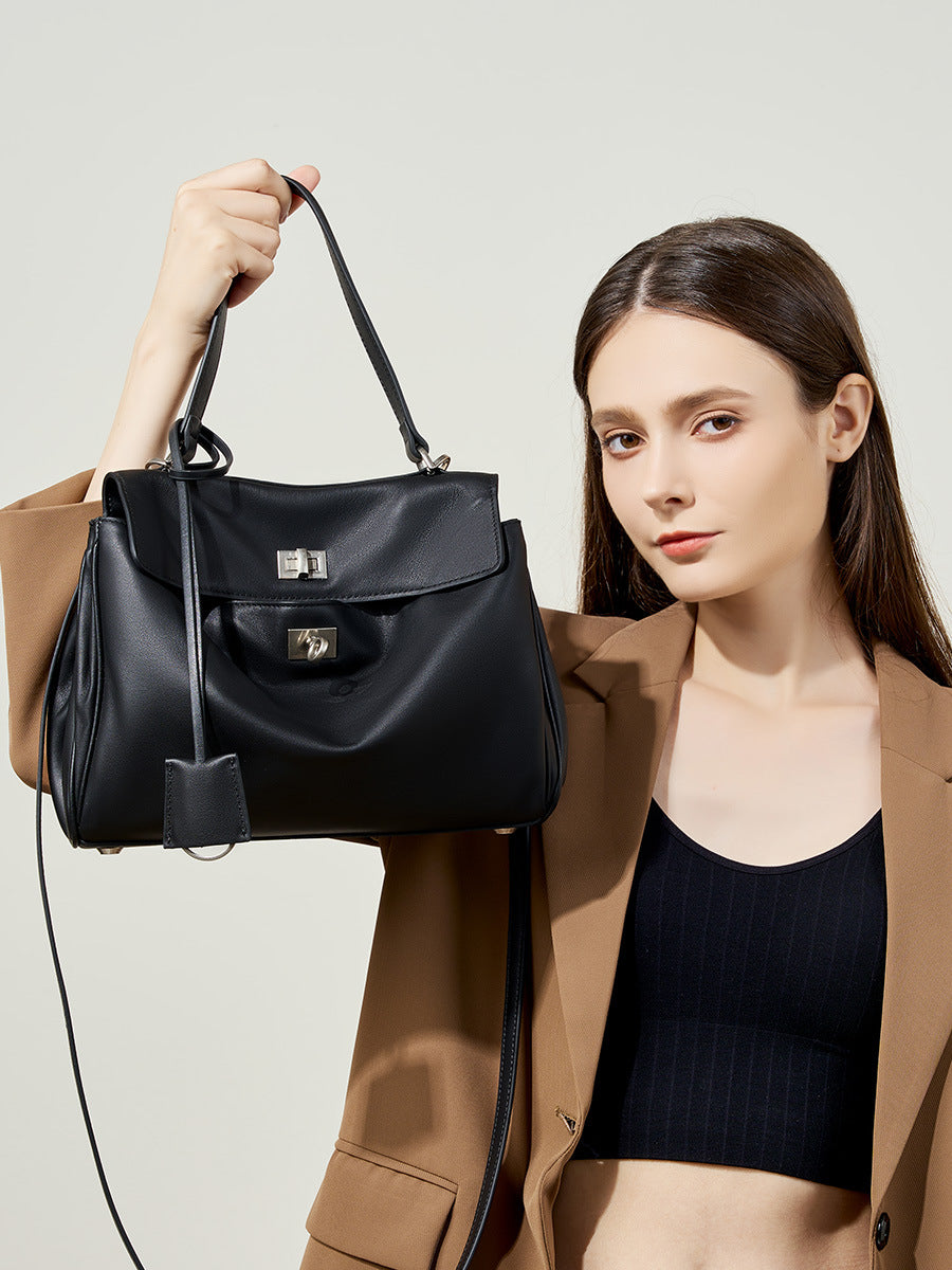 Hayesaura | Original TC Cowhide Basket 2-in-1 Commuter Tote