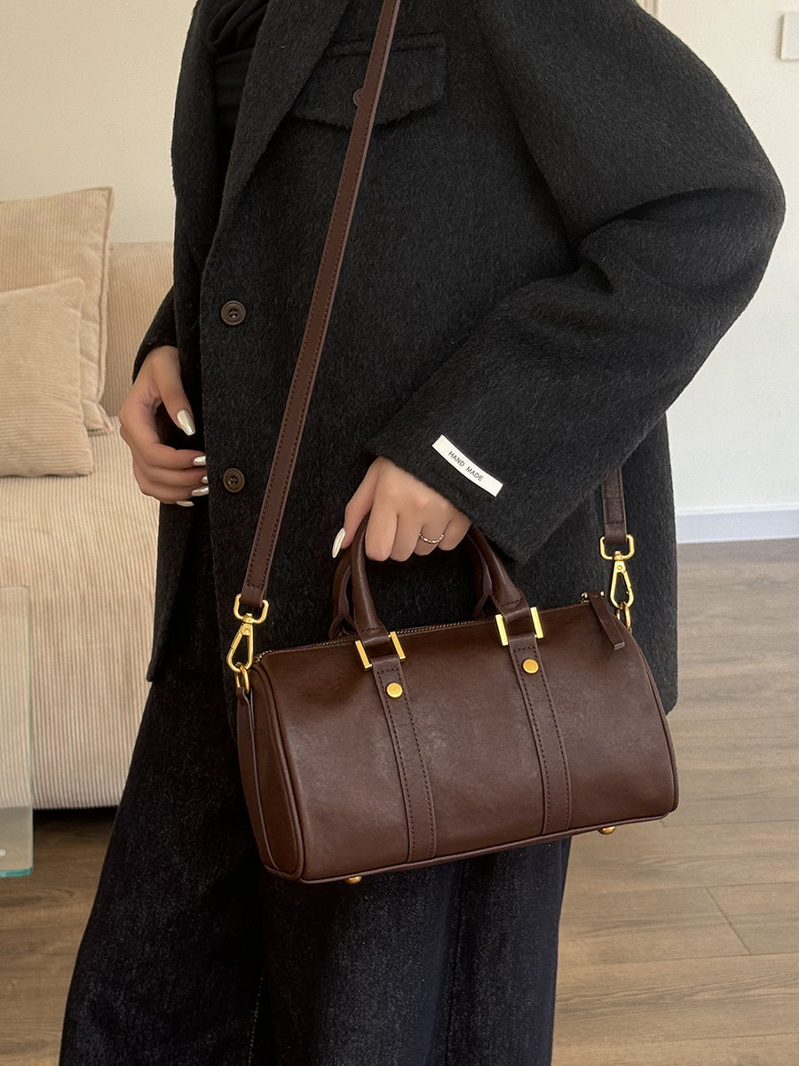 Hayesaura | Vegetable-Tanned Large Pillow Shoulder Tote Crossbody