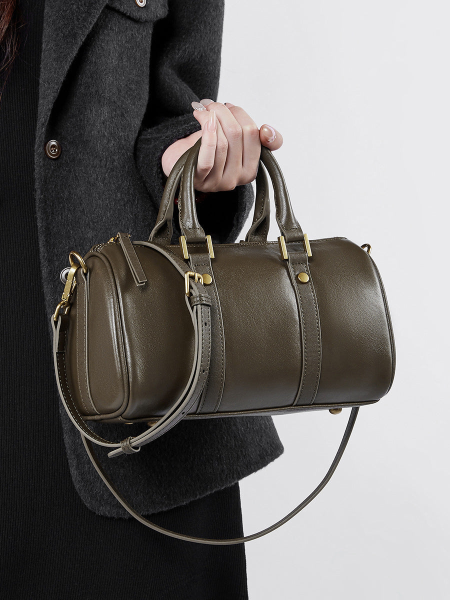 Hayesaura | Vegetable-Tanned Large Pillow Shoulder Tote Crossbody