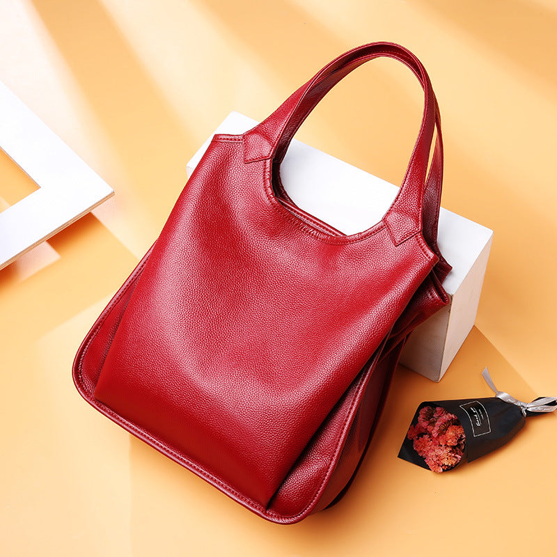 Hayesaura | Euro-Chic Top-Layer Cowhide Summer Commuter Tote