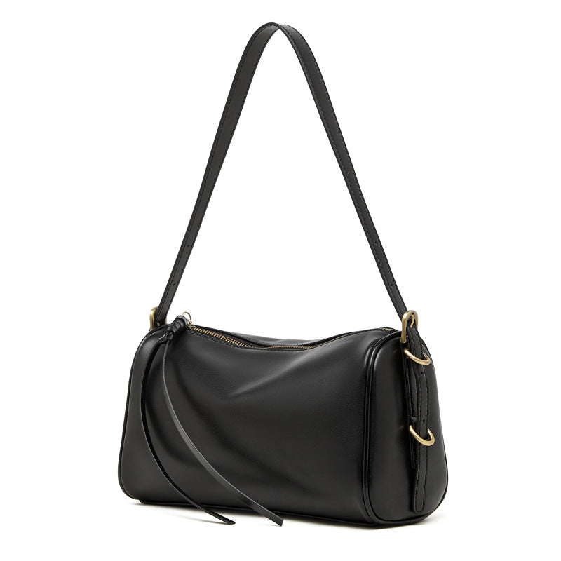 Hayesaura | Maillard Retro Vegetable-Tanned Boston Crossbody Bag