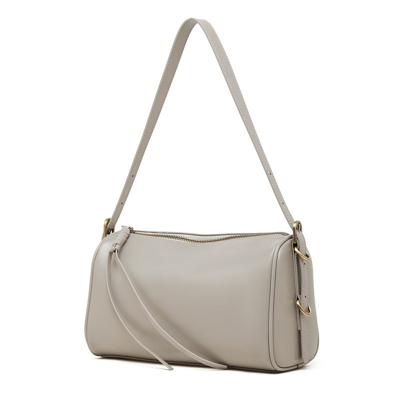 Hayesaura | Maillard Retro Vegetable-Tanned Boston Crossbody Bag
