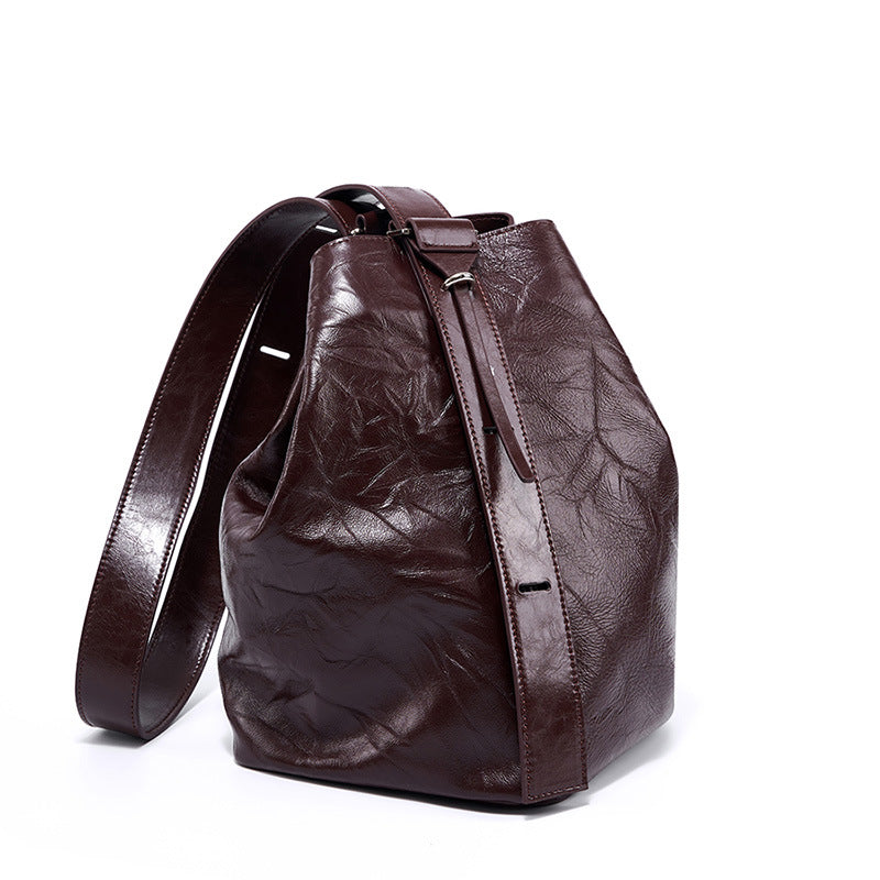 Hayesaura | Vintage Genuine Leather Messenger Briefcase Tote