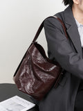 Hayesaura | Vintage Genuine Leather Messenger Briefcase Tote