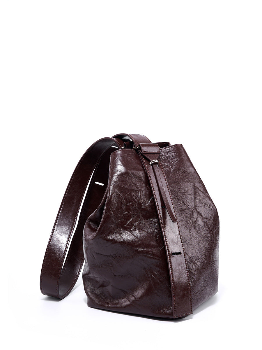 Hayesaura | Vintage Genuine Leather Messenger Briefcase Tote