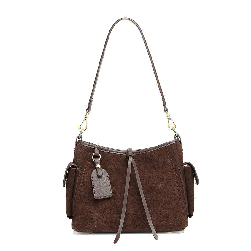 Hayesaura | 2026 Crescent Bucket Genuine Leather Underarm Crossbody
