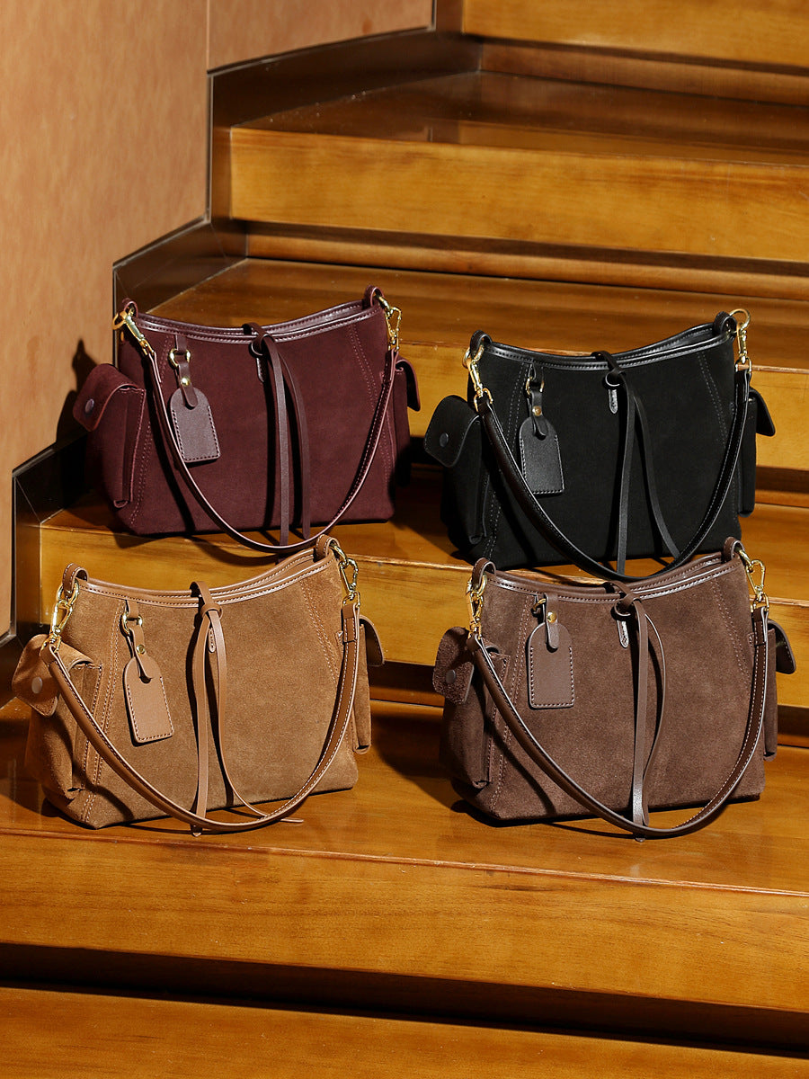 Hayesaura | 2026 Crescent Bucket Genuine Leather Underarm Crossbody